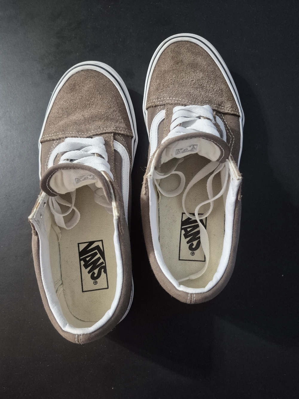 Vans Kids Brown Suede Old Skool Sneakers